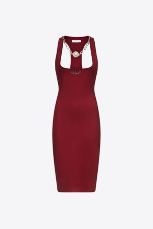 'AREA' Nameplate Tank Midi Dress