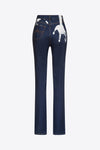 Handprint Straight Leg Jean