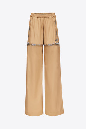 Crystal Slit Track Pant