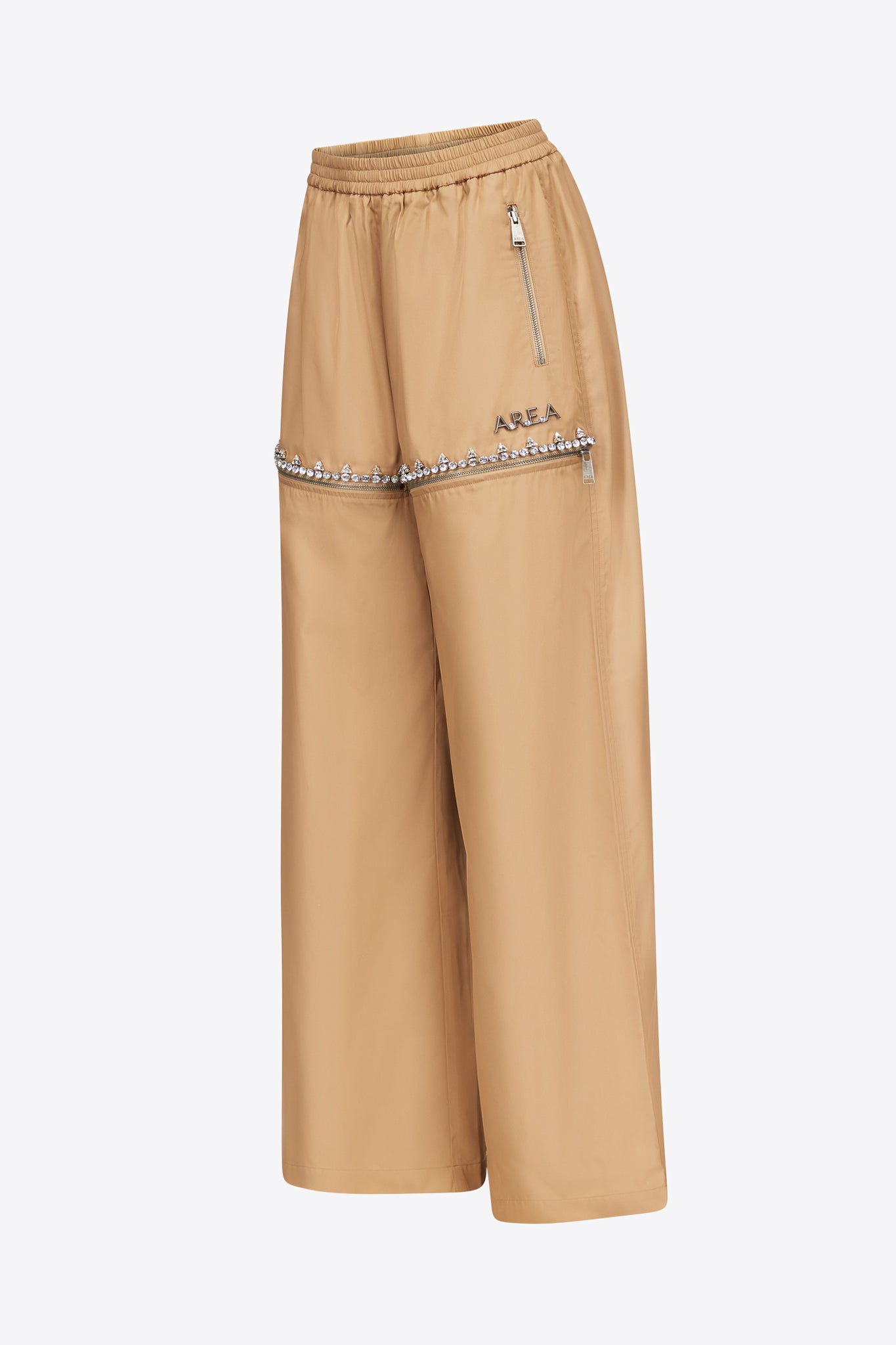 Crystal Slit Track Pant