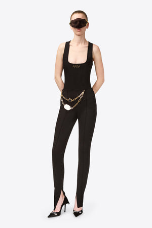 Chain Plate Belt Legging