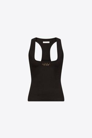 'AREA' Nameplate Racerback Tank Top