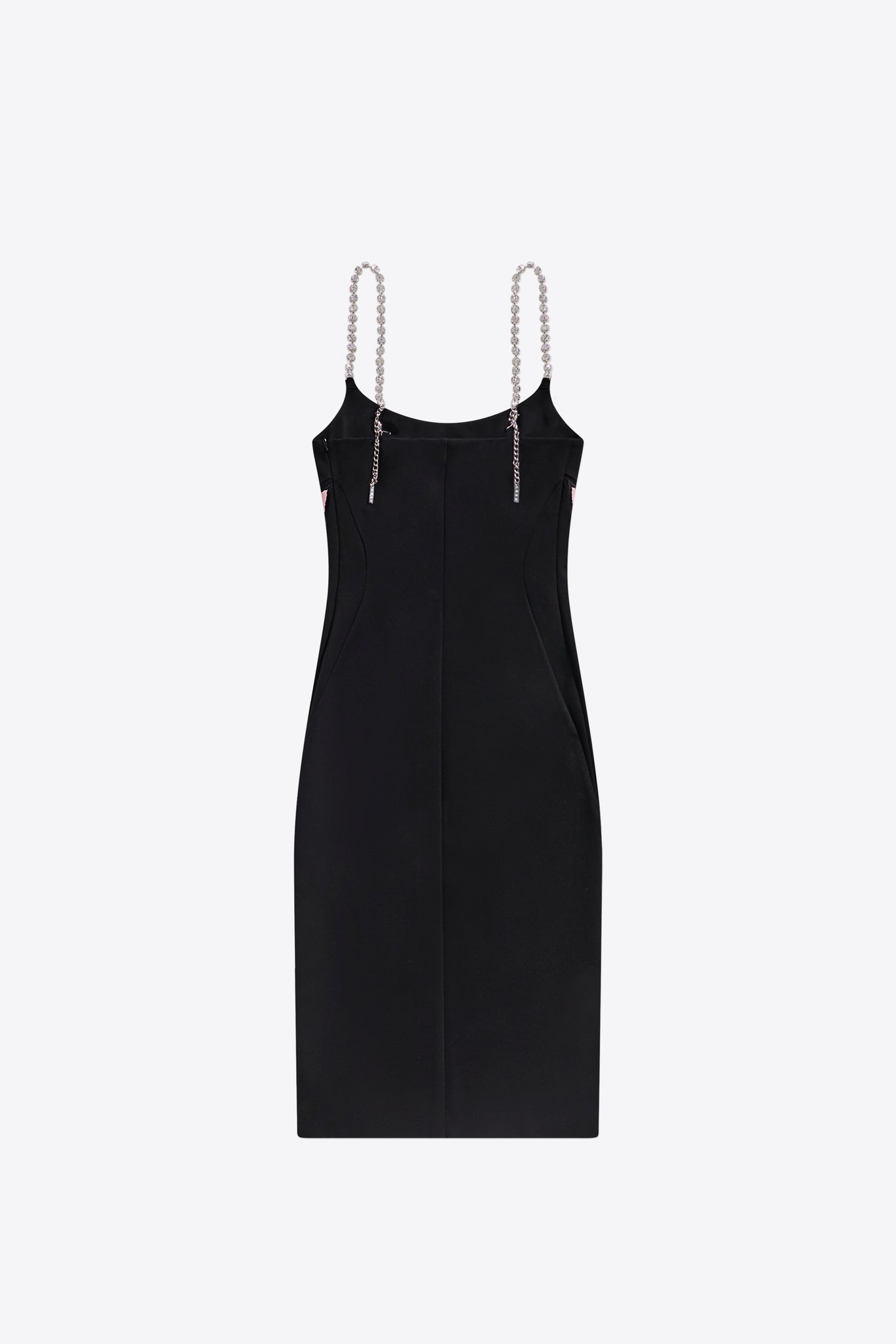 Colorblock Lily Flower Midi Dress