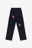 Embroidered Flower Cargo Pant