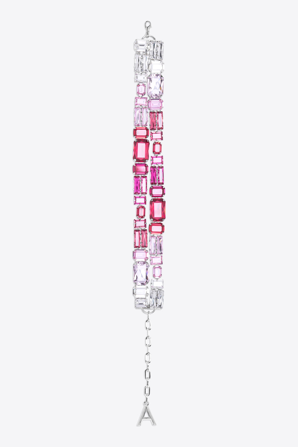 Ombre Crystal Cluster Choker Necklace