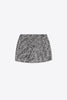 Crystal Cluster Sequin Mini Skirt