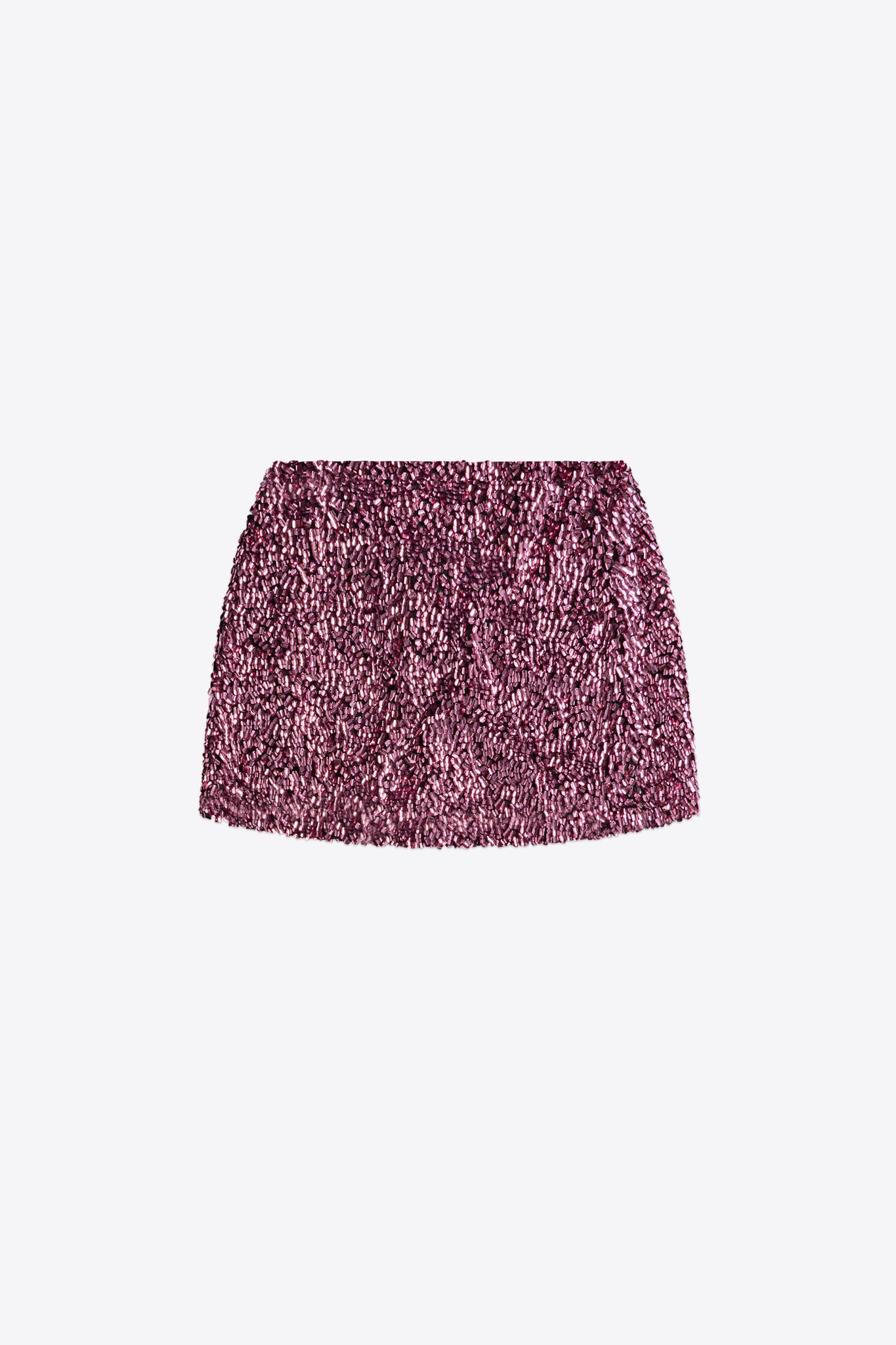 Crystal Cluster Sequin Mini Skirt