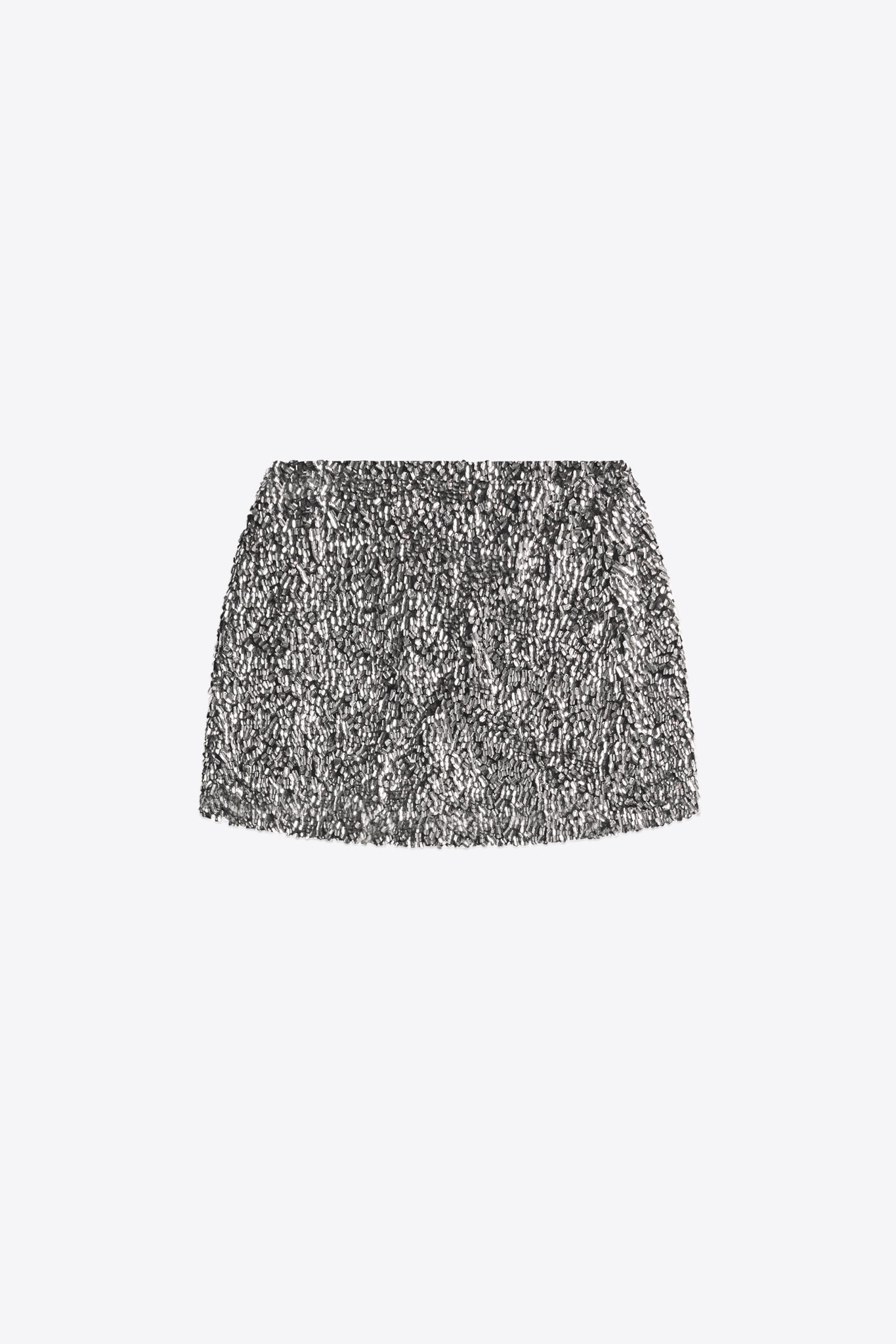 Crystal Cluster Sequin Mini Skirt