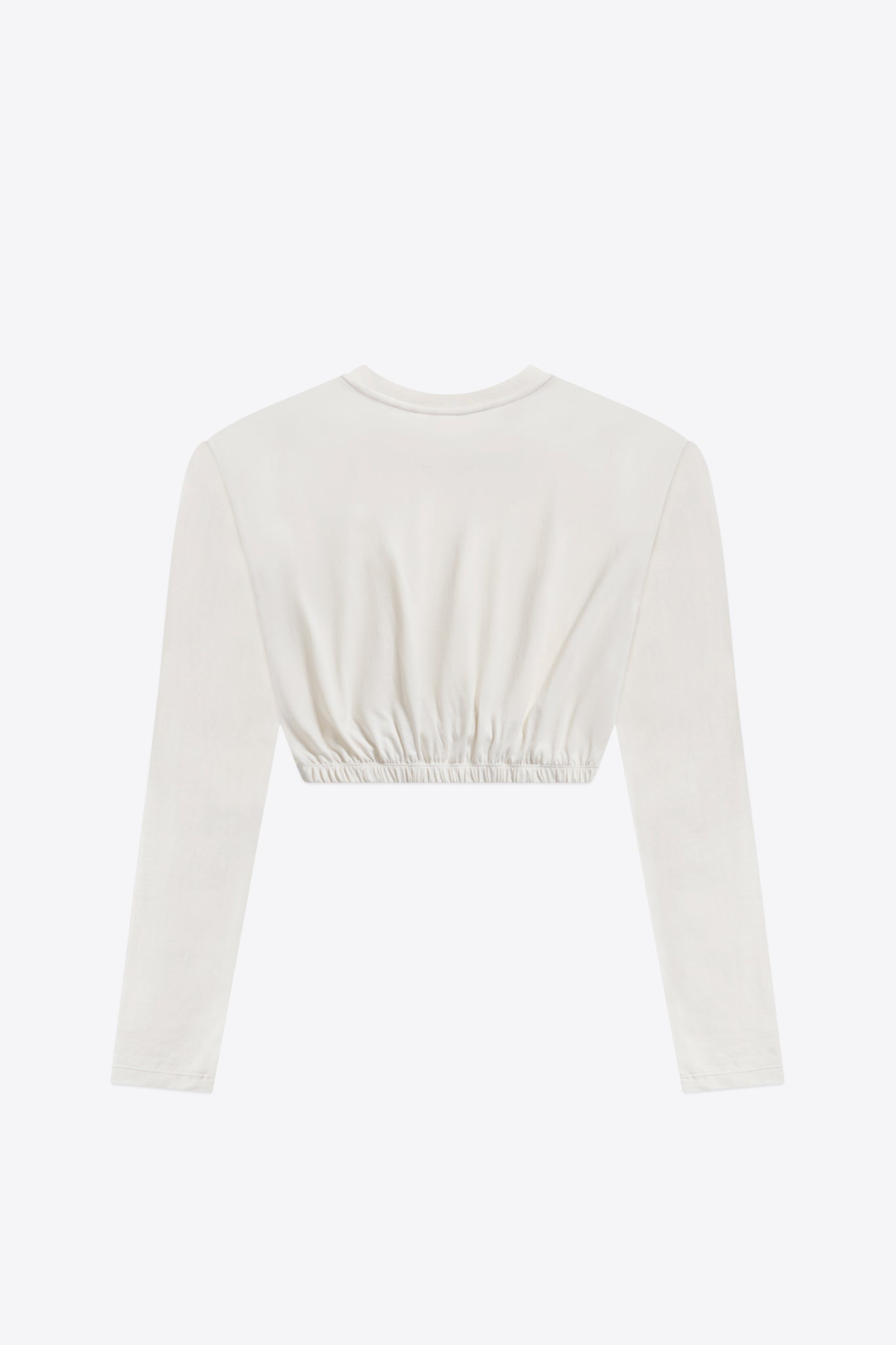 Crystal Cluster Long Sleeve Cropped T-Shirt