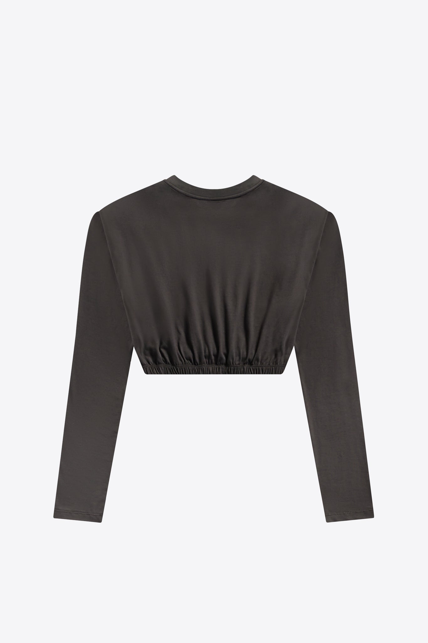 Crystal Cluster Long Sleeve Cropped T-Shirt