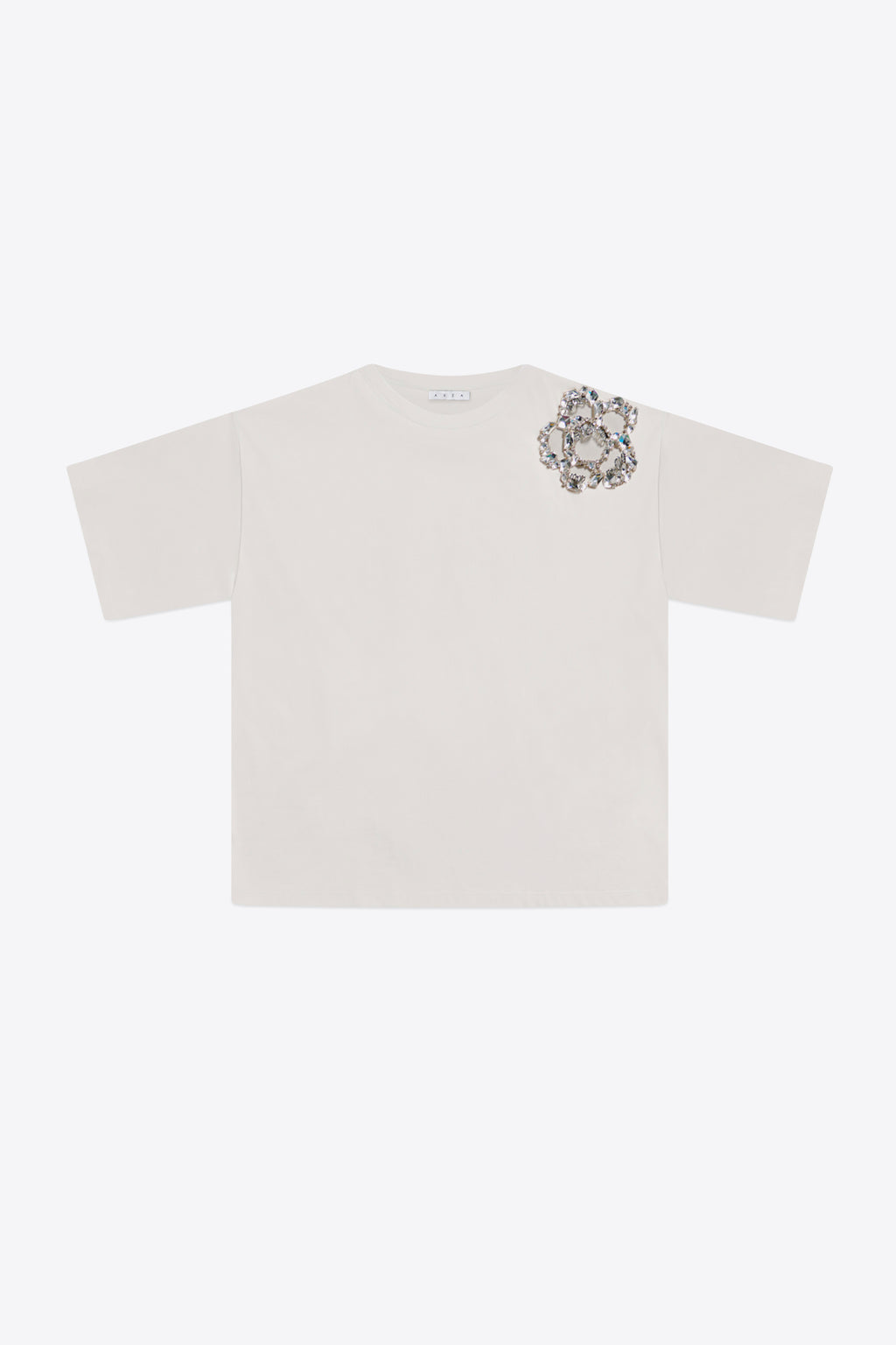 Crystal Cluster Flower T-Shirt