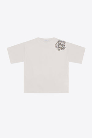 Crystal Cluster Flower T-Shirt