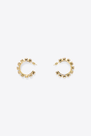 Small Classic Round Hoops 1"