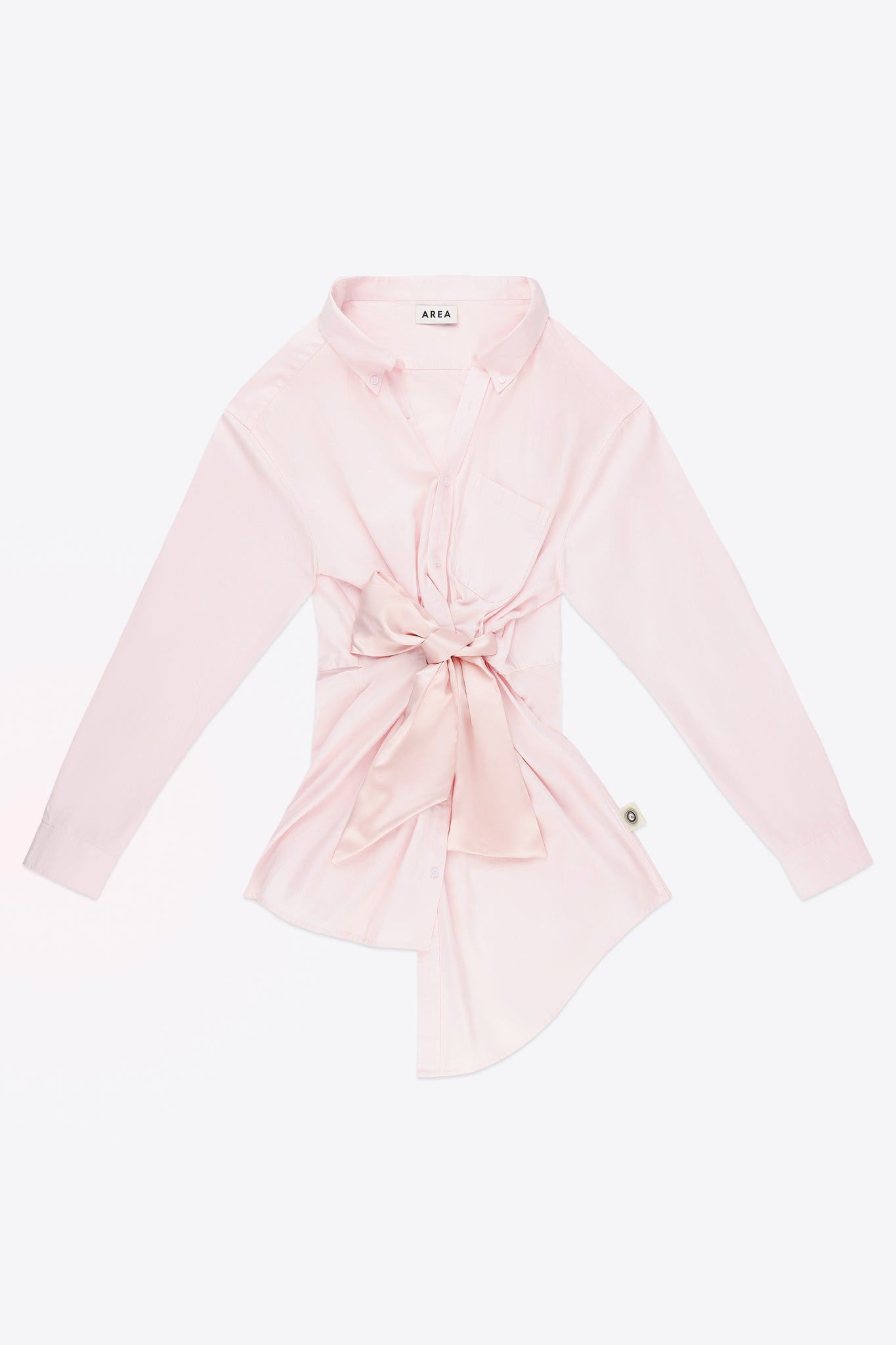 pink satin shirt dress Warehouse Women's Satin Ruched Front Midi Shirt Dress in Hot Pink
