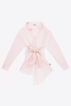 satin pink shirt dress Mary Satin Shirt Dress - Pink