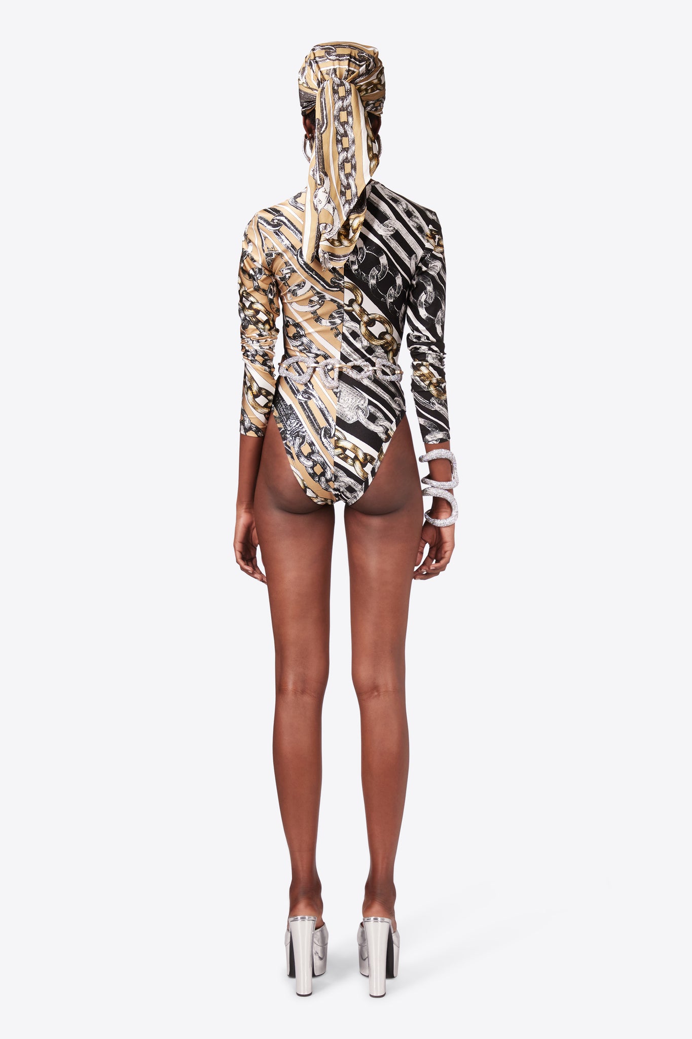 Chain Printed Bodysuit