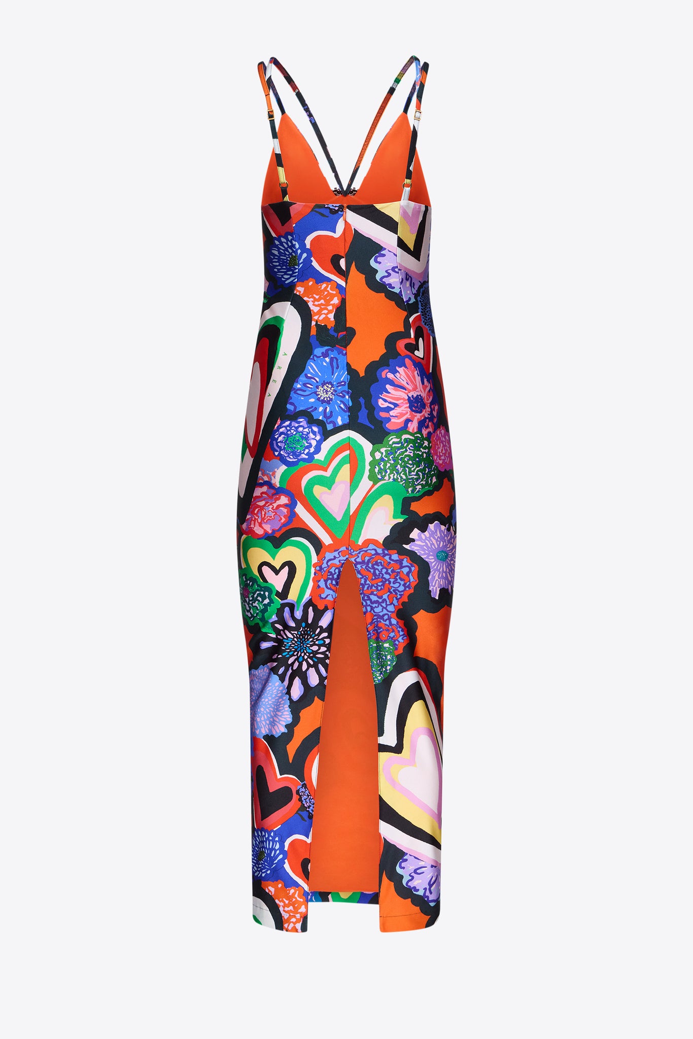 Heart Printed Maxi Dress