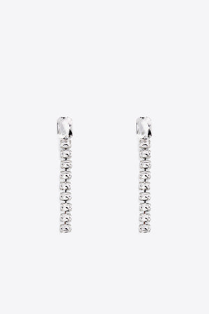 Baguette Crystal Drop Earrings