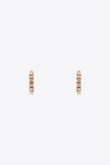 Small Crystal Hoop Earrings