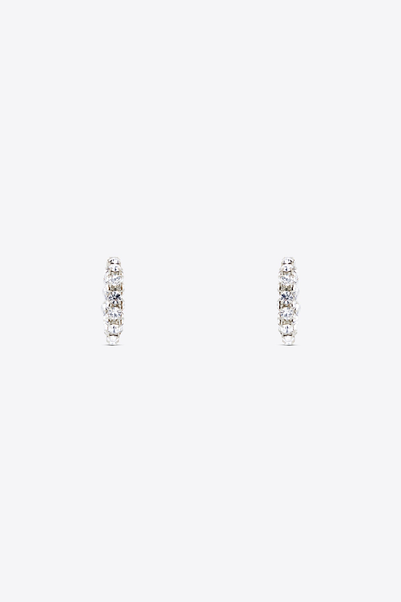 Small Crystal Hoop Earrings