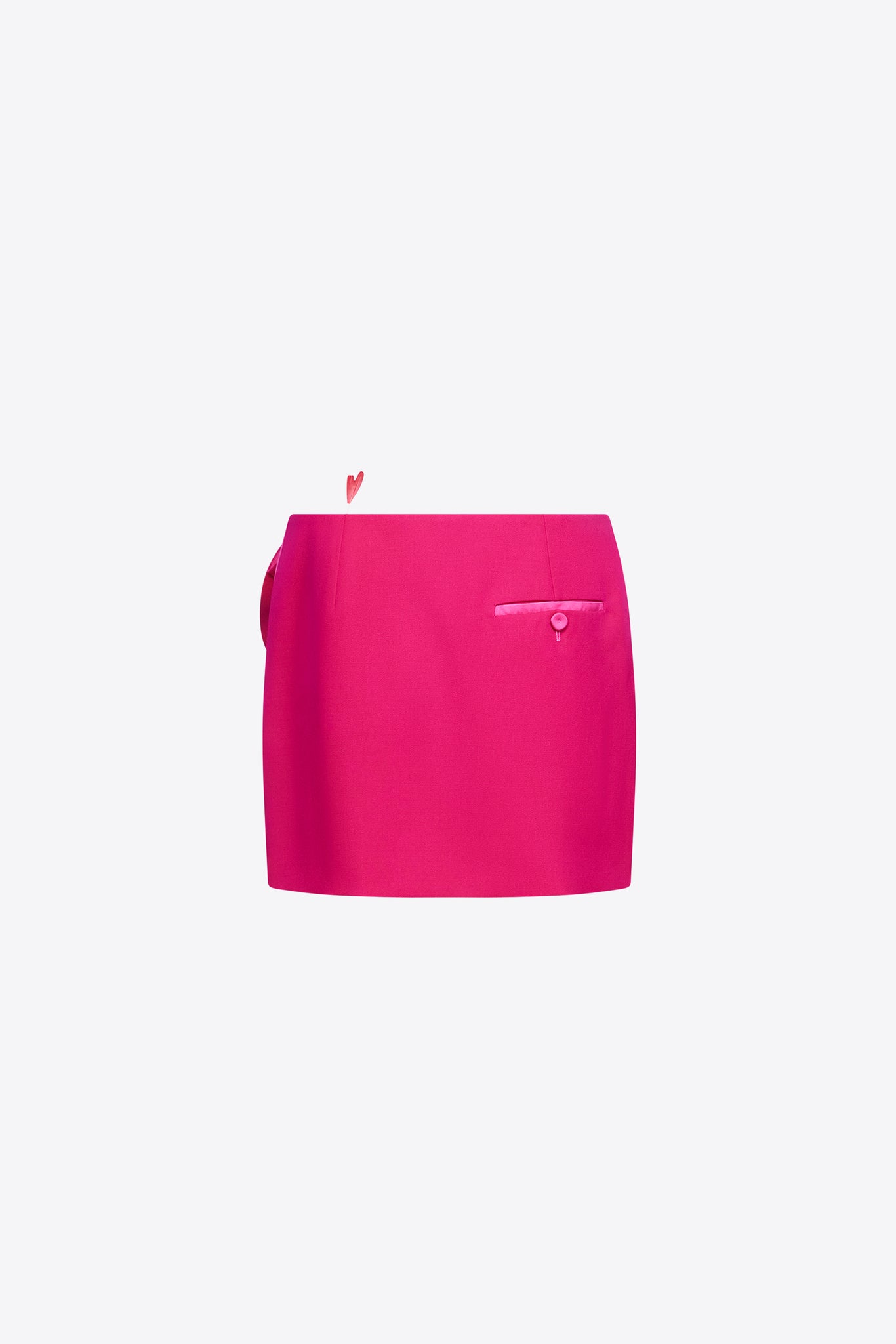 Flower Slit Mini Skirt