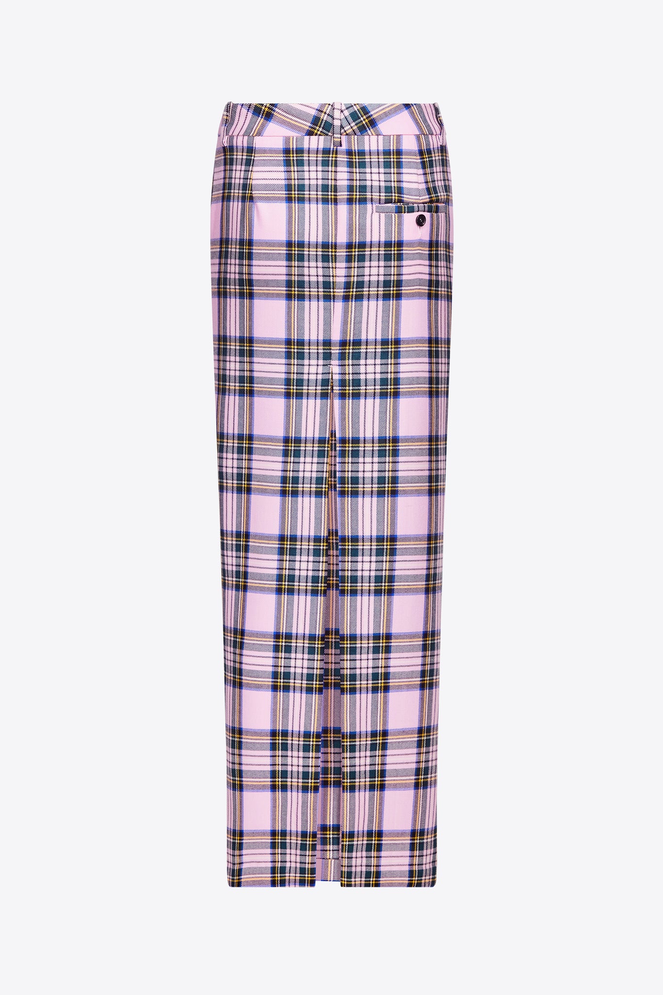 Checked Midi Skirt