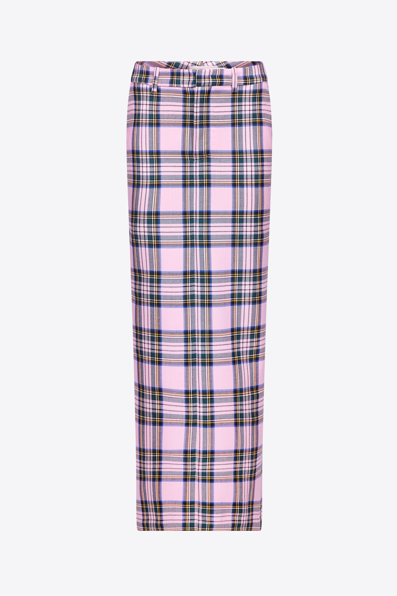 Checked Midi Skirt