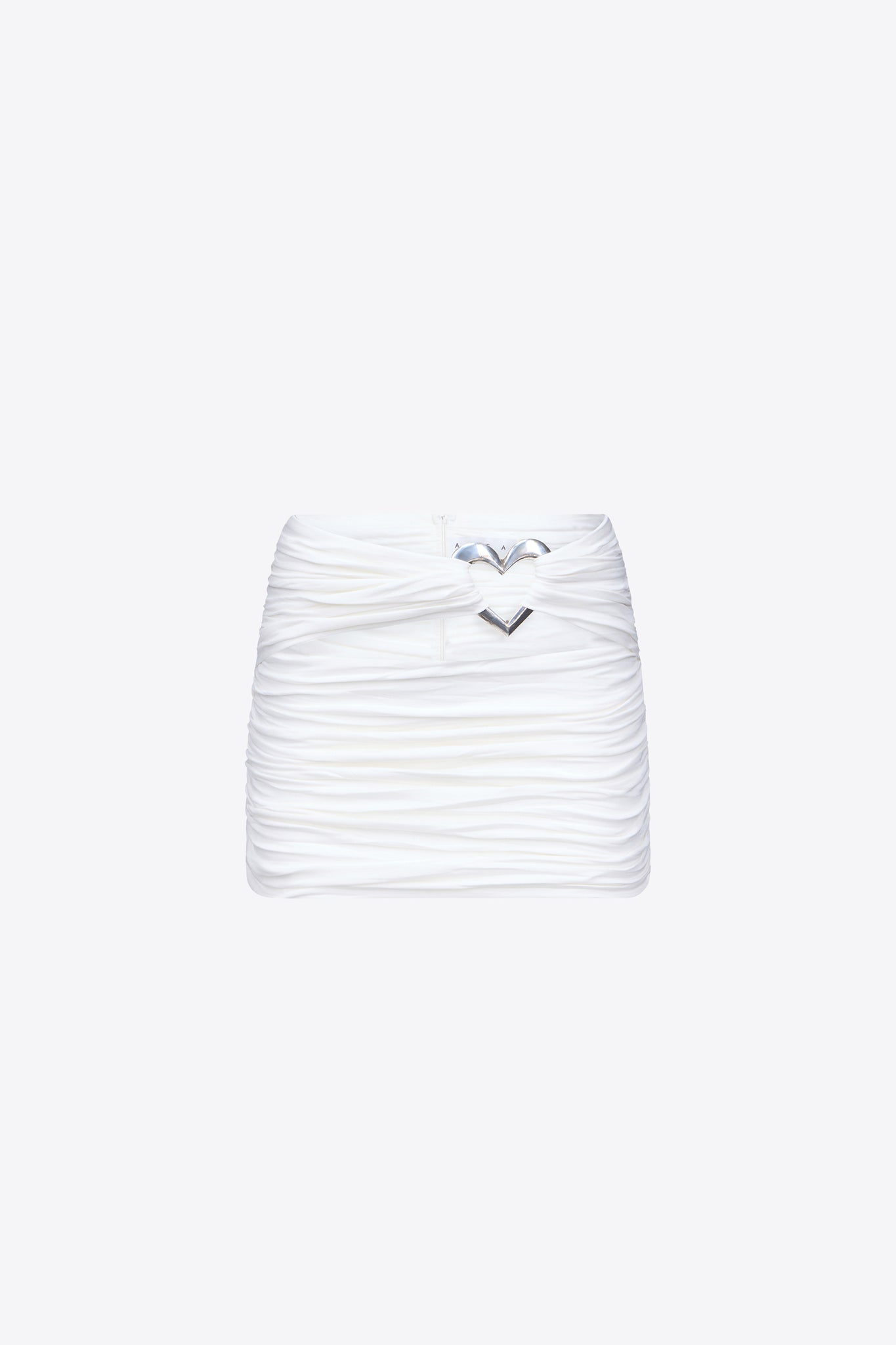 Heart Ruched Mini Skirt