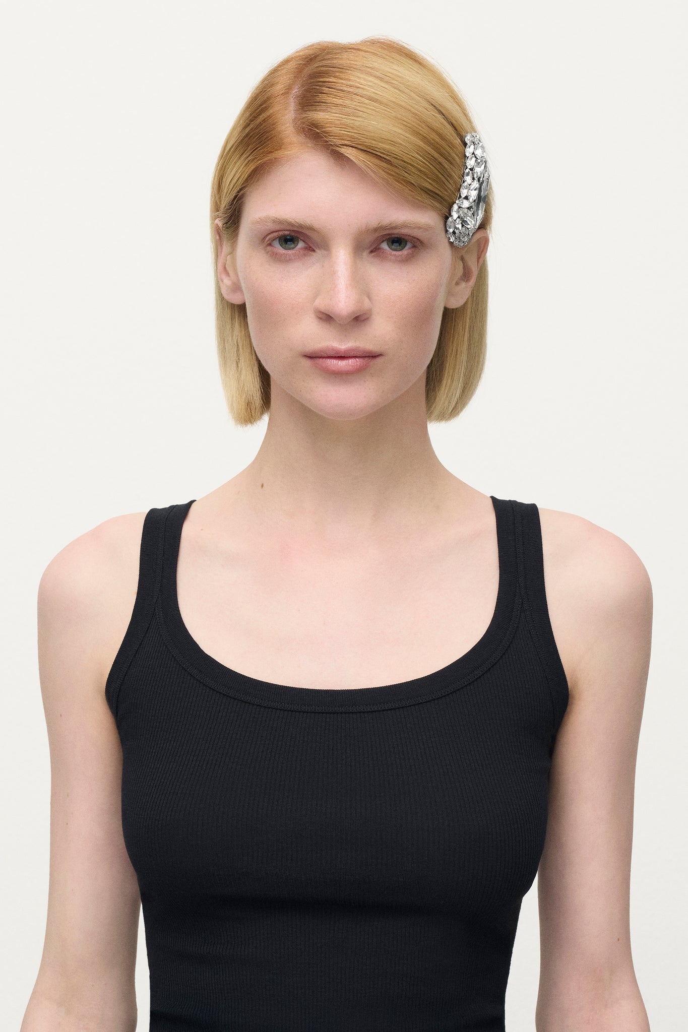 Medium Crystal Cluster Triangle Hairclip
