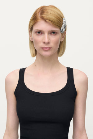 Medium Crystal Cluster Triangle Hairclip
