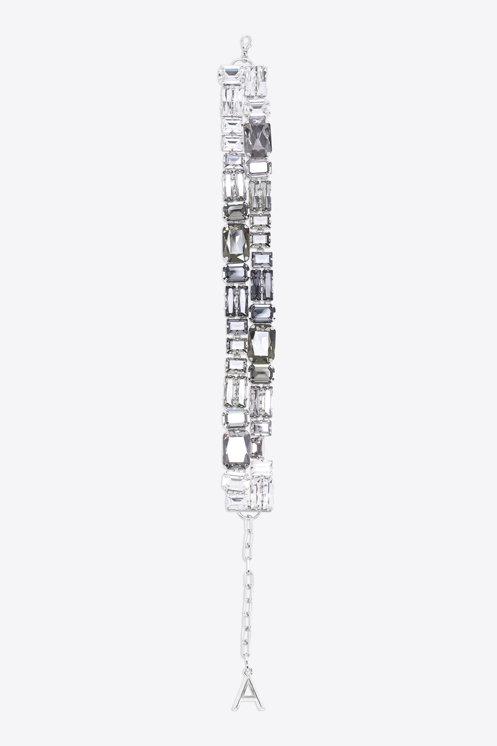 Ombre Crystal Cluster Choker Necklace