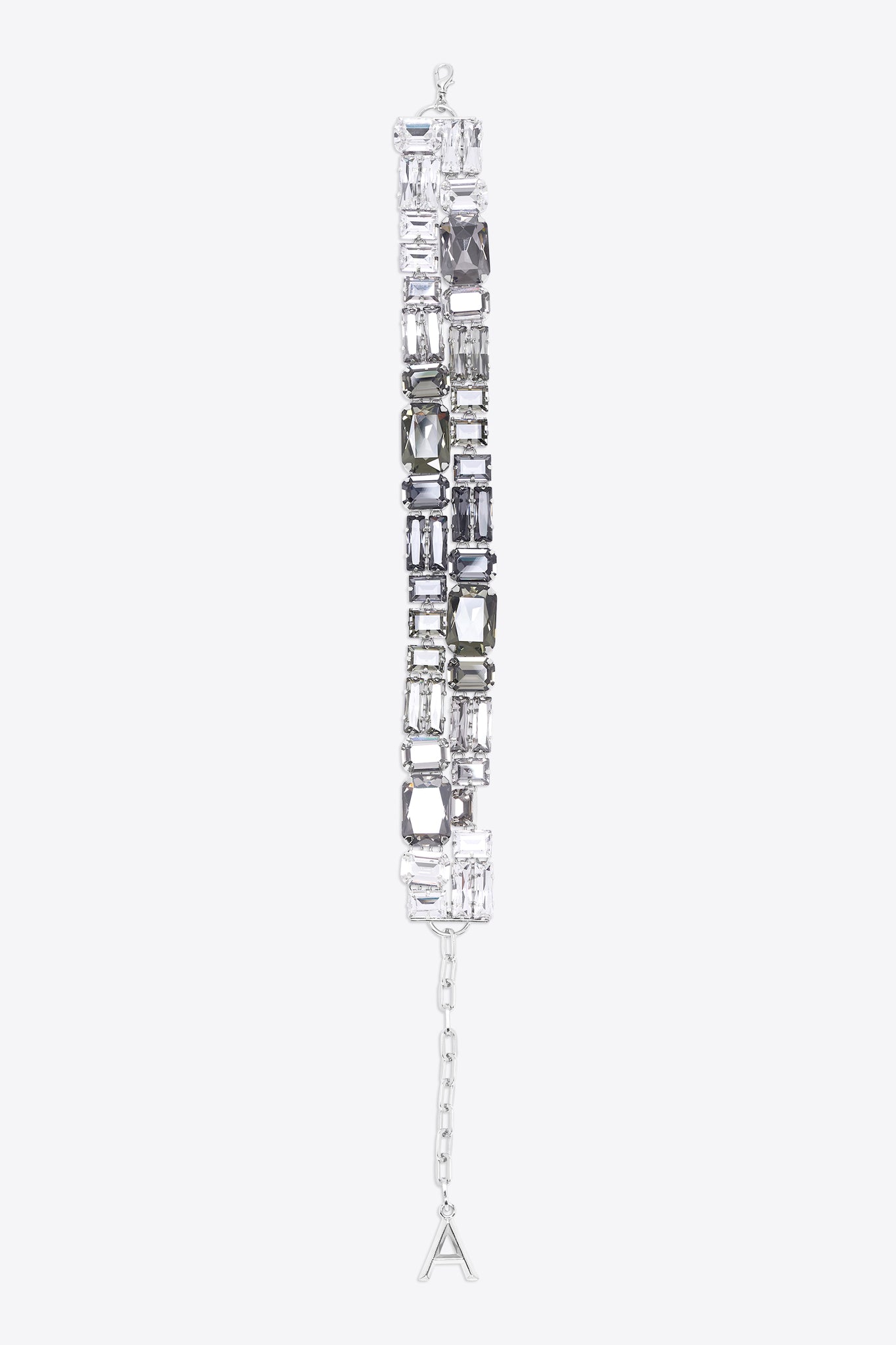 Ombre Crystal Cluster Choker Necklace