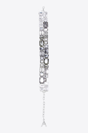 Ombre Crystal Cluster Choker Necklace