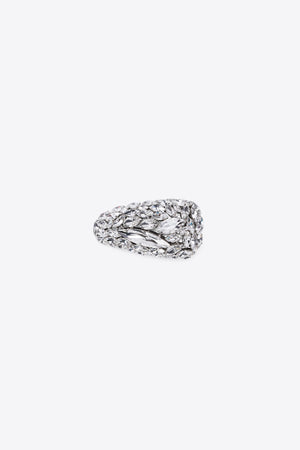 Medium Crystal Cluster Triangle Hairclip