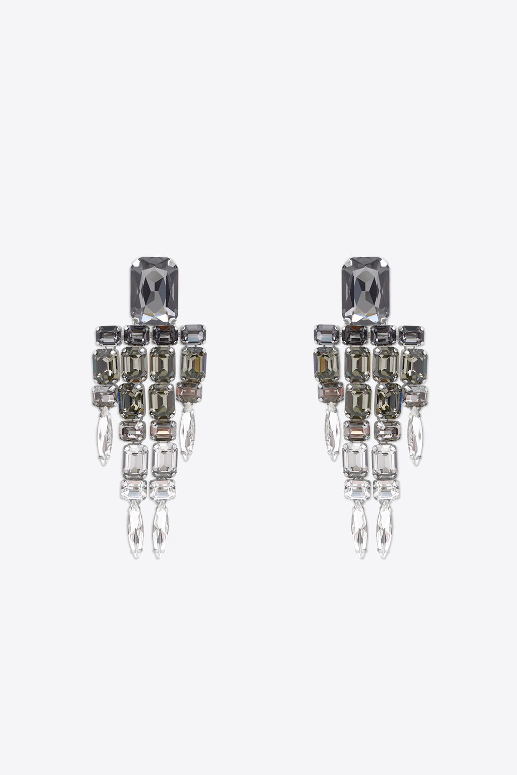 Ombre Crystal Chandelier Earrings