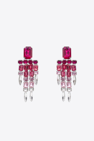 Ombre Crystal Chandelier Earrings