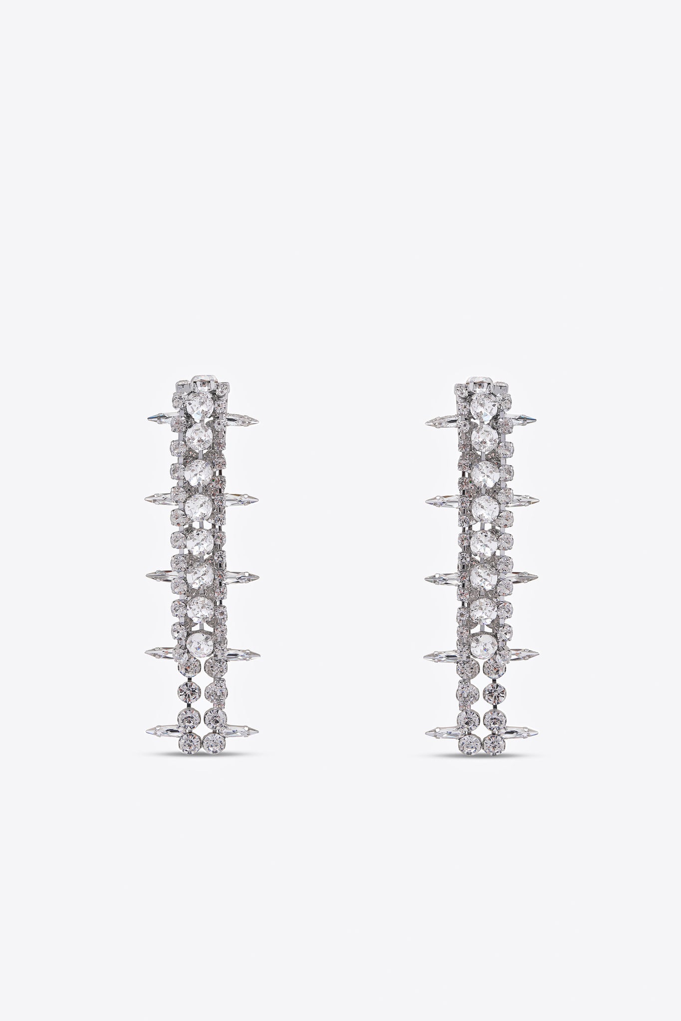 Crystal Fringe Drop Earrings