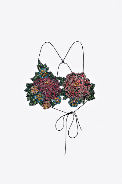 早い者勝ち　UND FLOWER RAISED EMBROIDERY TOP UND FLOWER RAISED EMBROIDERY TOP（カーディガン/ボレロ