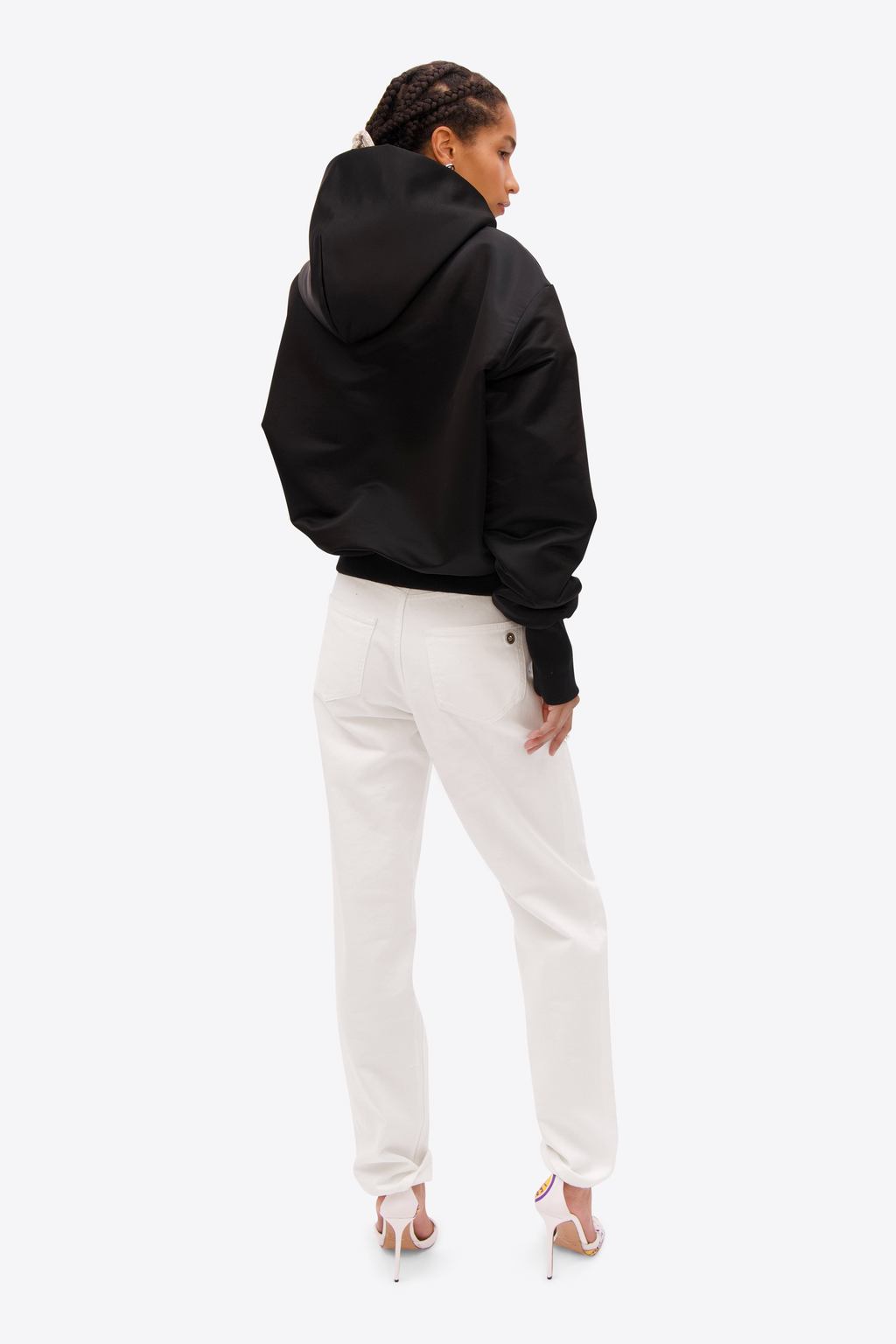 Crystal Fray Slit Jean