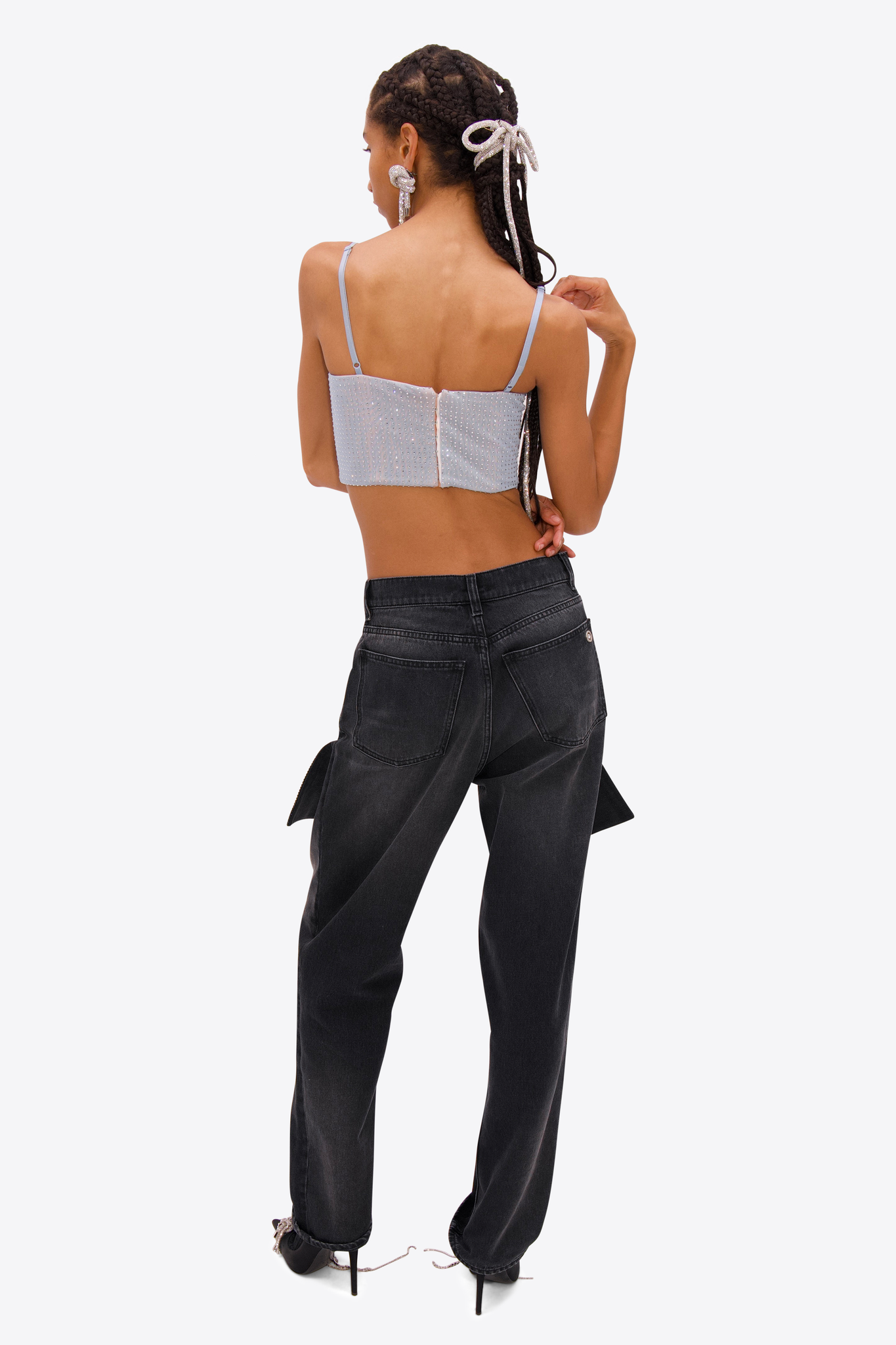 Hotfix Thigh Slash Jean