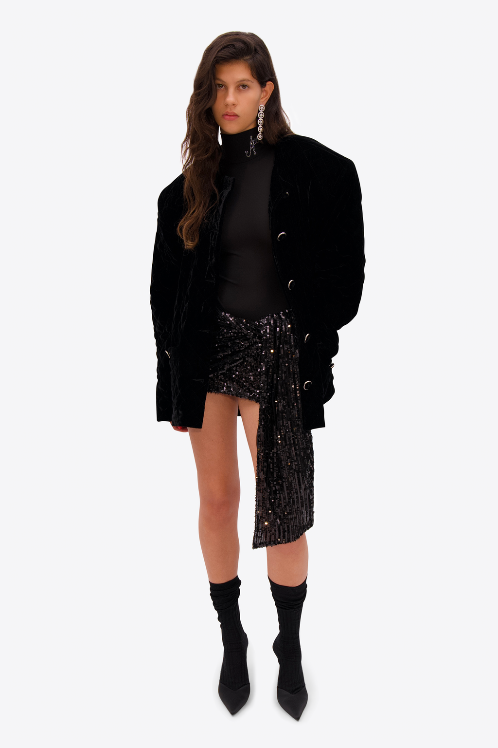 Quilted Velvet Lady Jacket