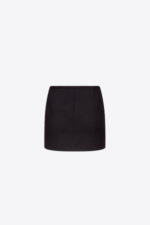 Crystal Brooch Mini Skirt