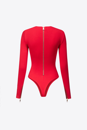 Long Sleeve Zipper Bodysuit