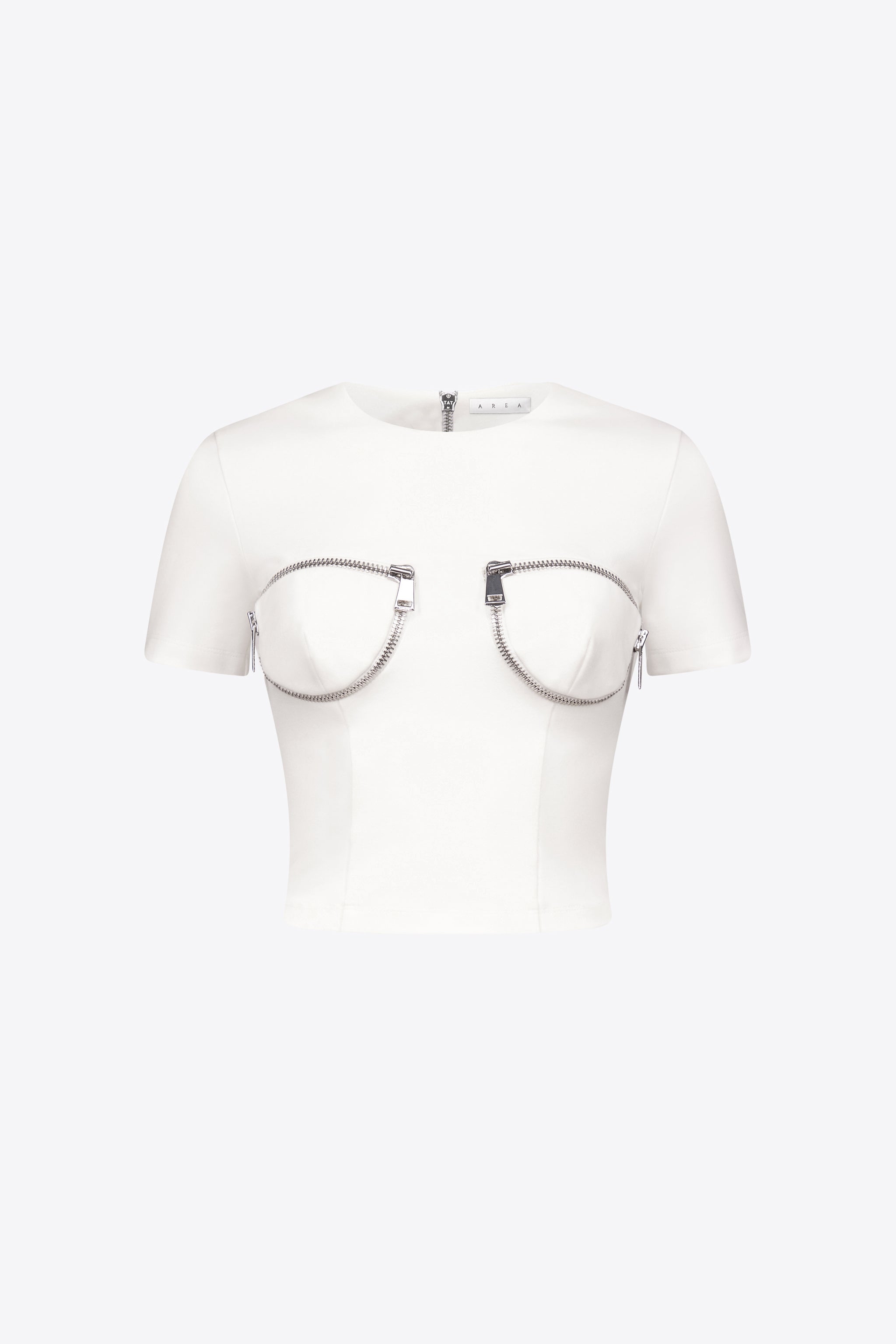 Zipper Bustier Cup T-Shirt – AREA Zipper Bustier Cup T-Shirt – AREA
