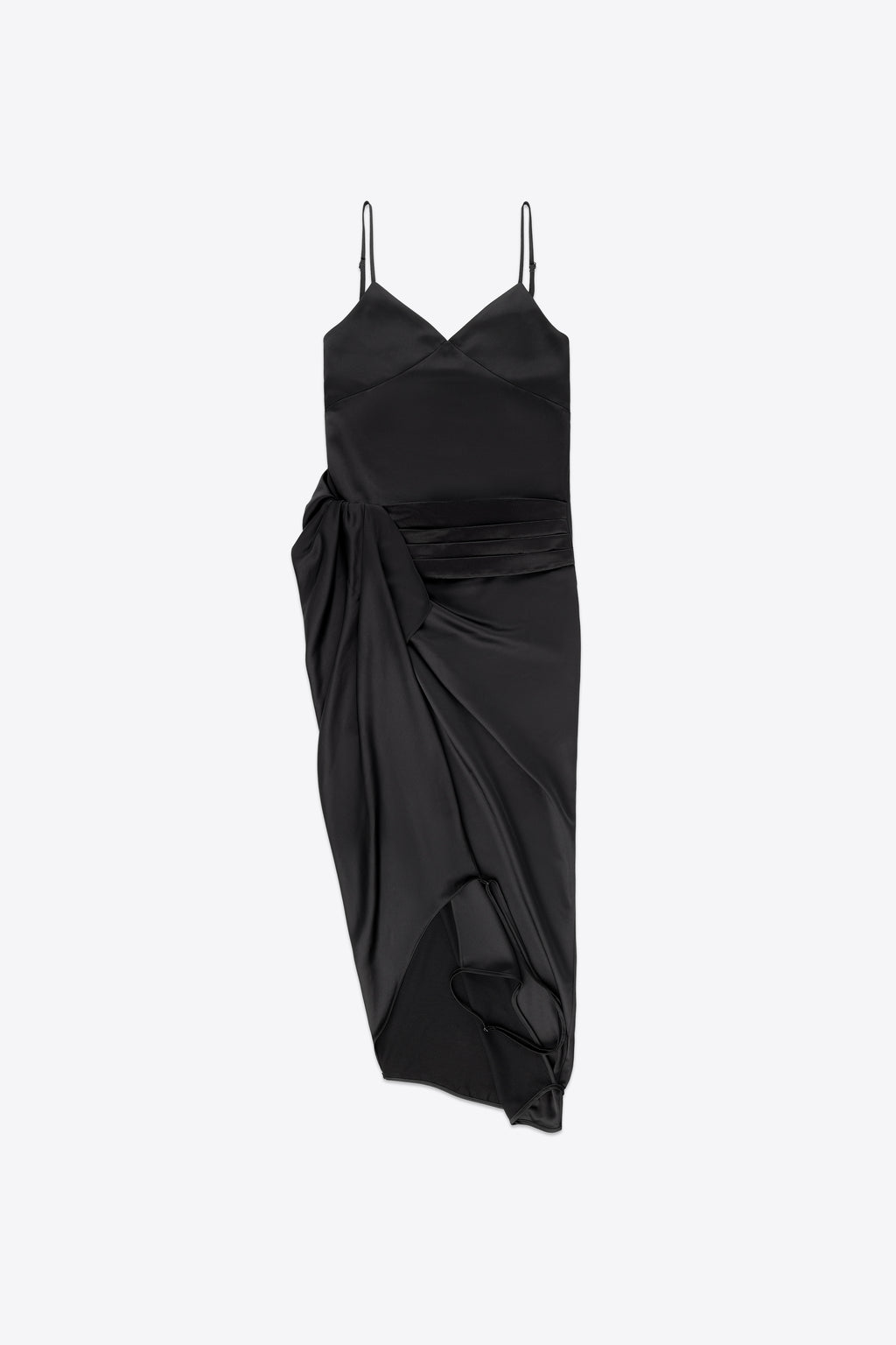 Tuxedo Slip Dress
