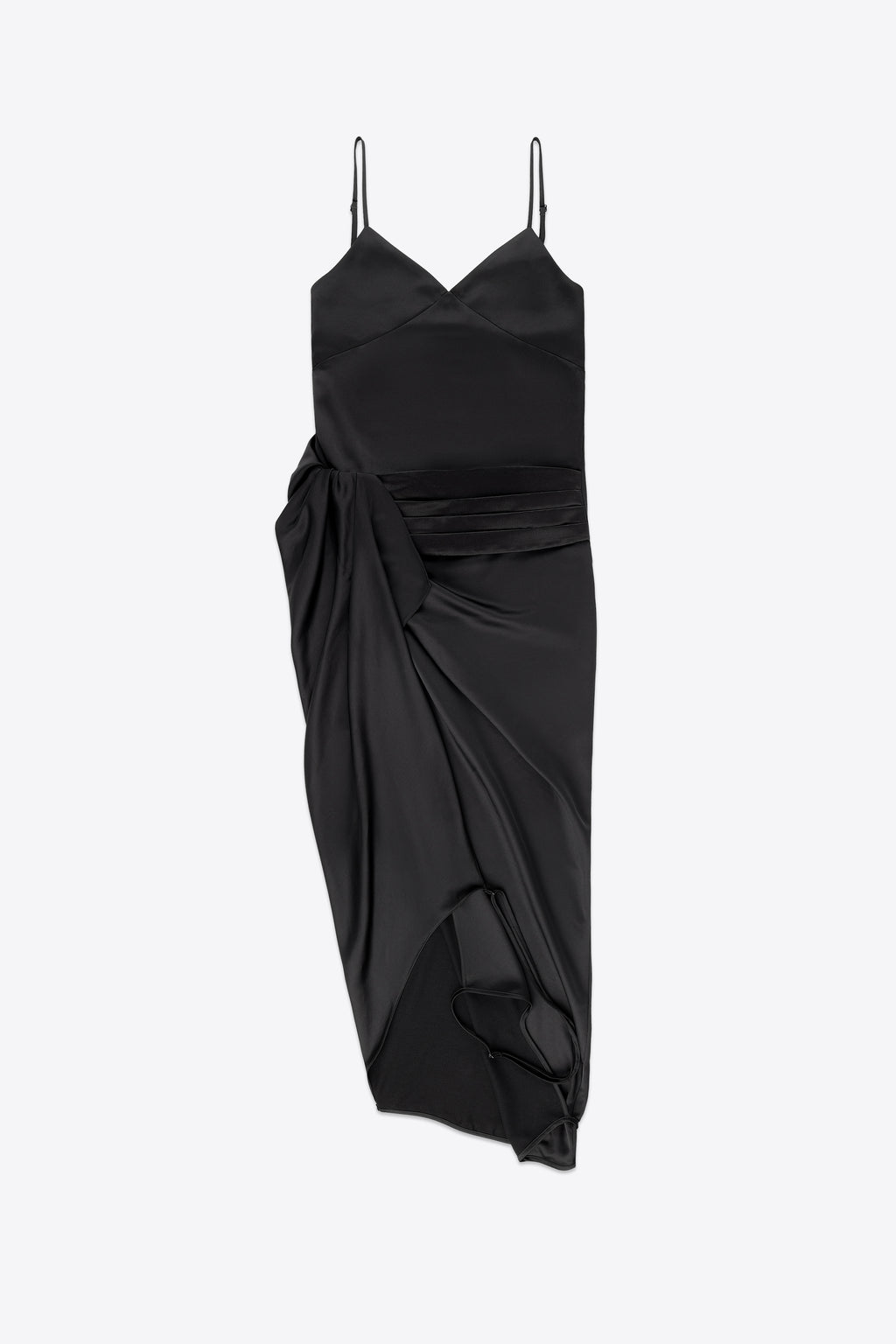 Tuxedo Slip Dress