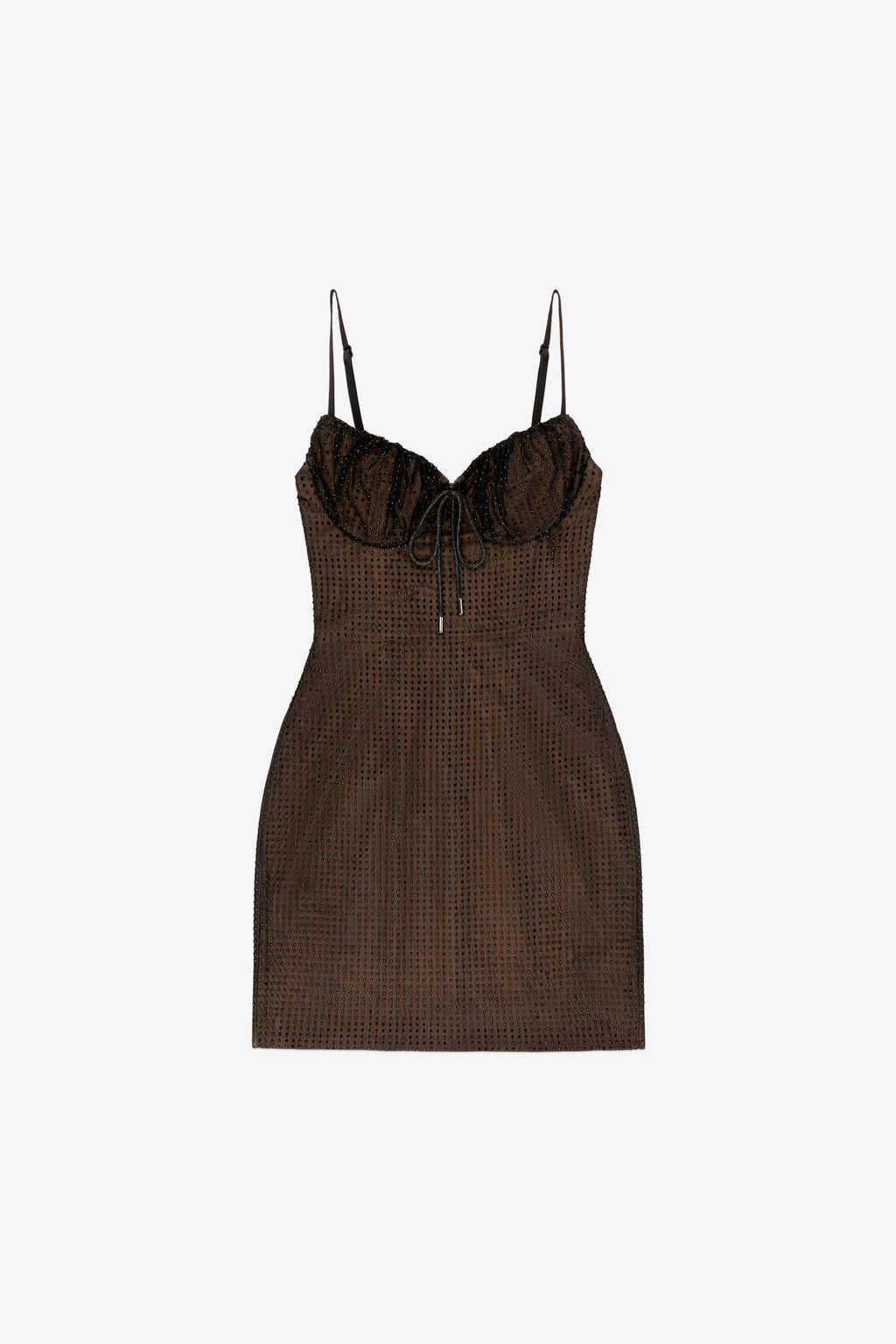 Crystal Hotfix Mini Dress