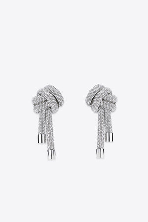 Crystal Knot Earrings