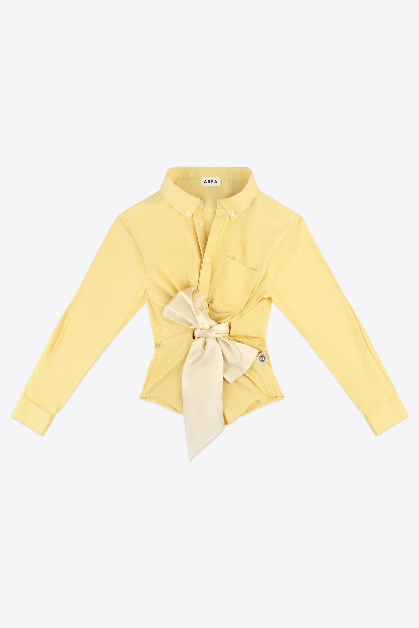 Satin Knot Oxford Shirt – AREA