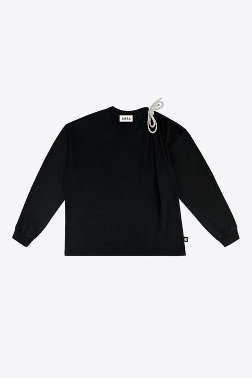 トップス LOHEN KNOT SLEEVE CUT&SEW Freesize black RS26AWTS0053FA02_6e8577bf-3705